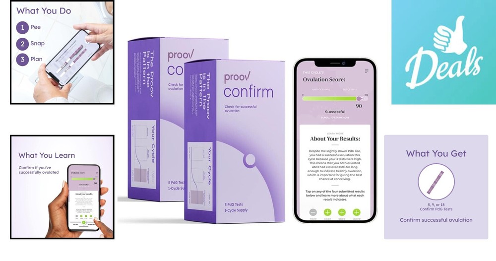 FDA-Cleared PdG Test Strips - Confirm Successful Ovulation at Home - 10 Pack