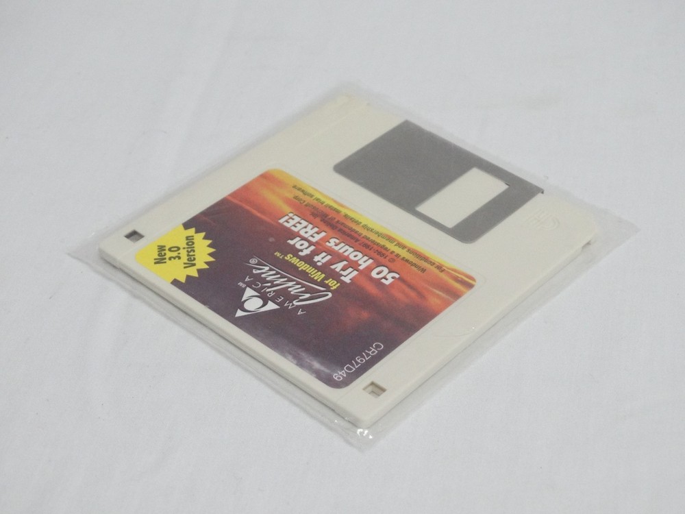 AOL America Online For Windows Version 3.0 Sealed 3.5” Floppy Disk