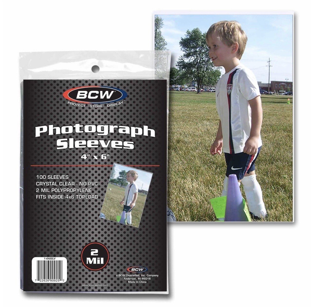 BCW 1 Pack of 100 Holders 4 x 6 Photo Sleeves (#CS176)