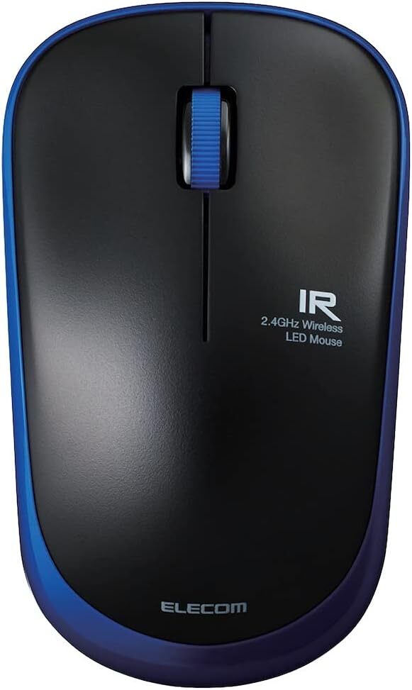 ELECOM Mouse Wireless (Receiver Included) M Size 3 Buttons IR Sensor Power