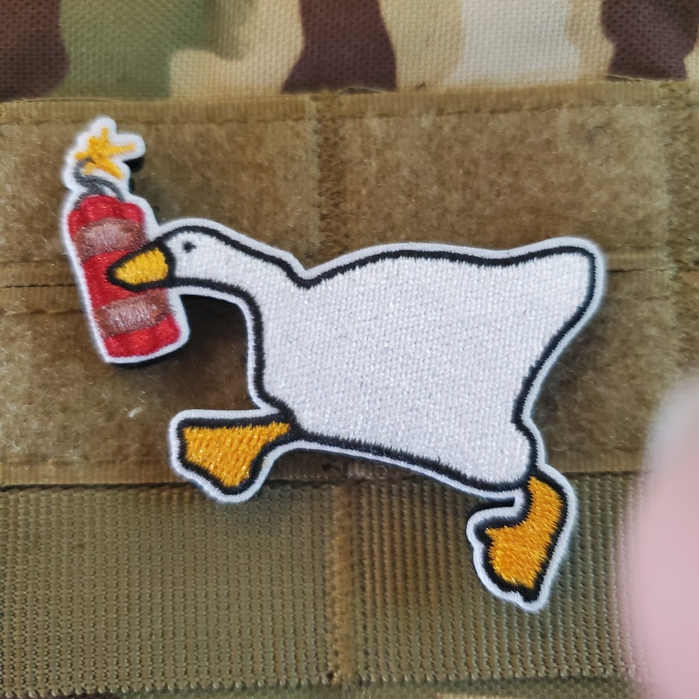 DYNAMITE DUCK Sarcastic Tactical Morale Patch Hook and Loop