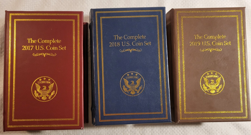 EMPTY PRESENTATION BOX for 2017, 2018 & 2019 Mint Coin Sets