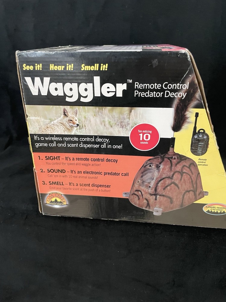 Waggler Remote Control Predator Decoy, Electronic Call, Scent Dispenser
