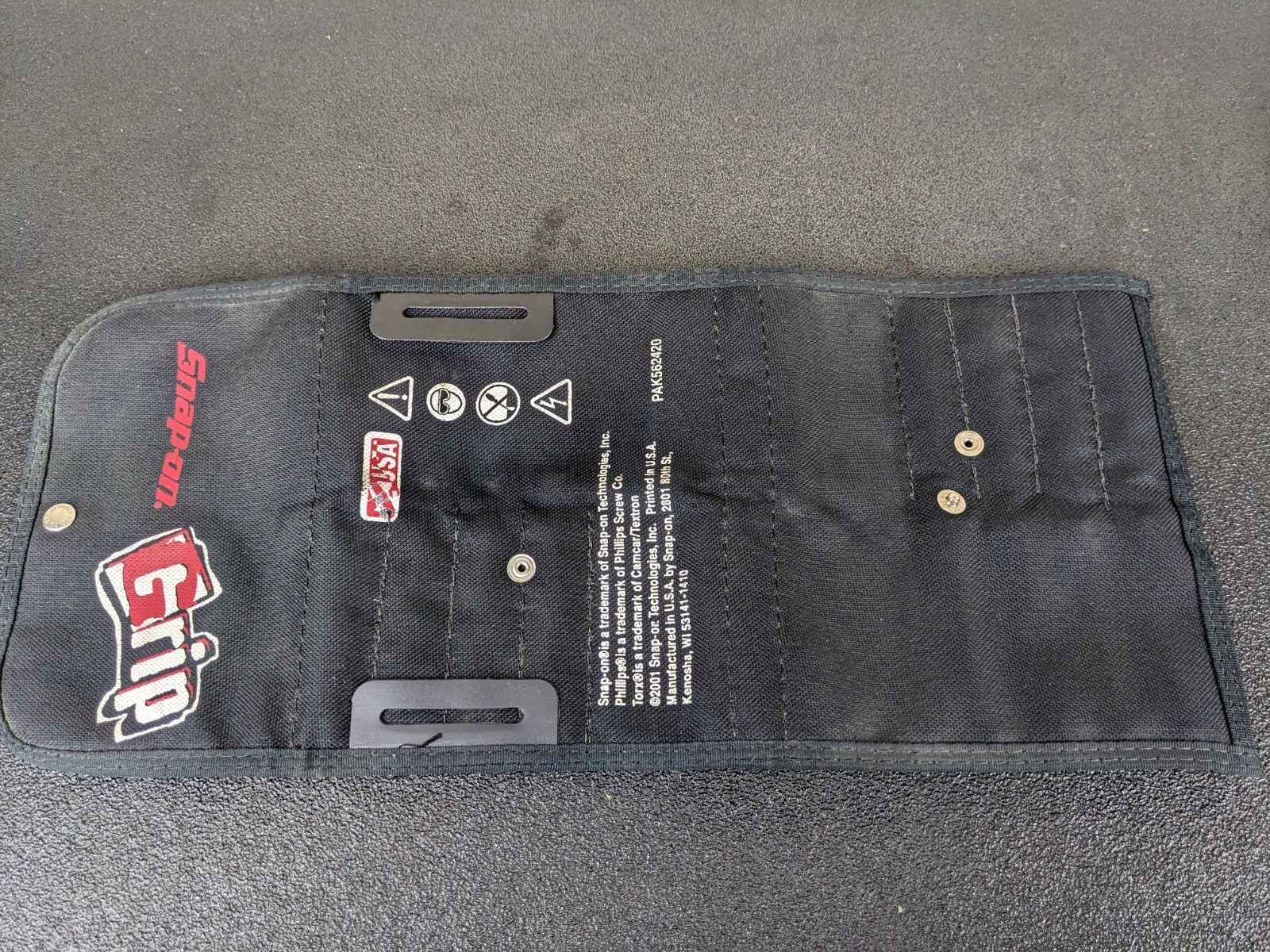 #bn647 Snap On PAK562420 12pc Mini Screwdriver / Torx / Pick Set *POUCH ONLY