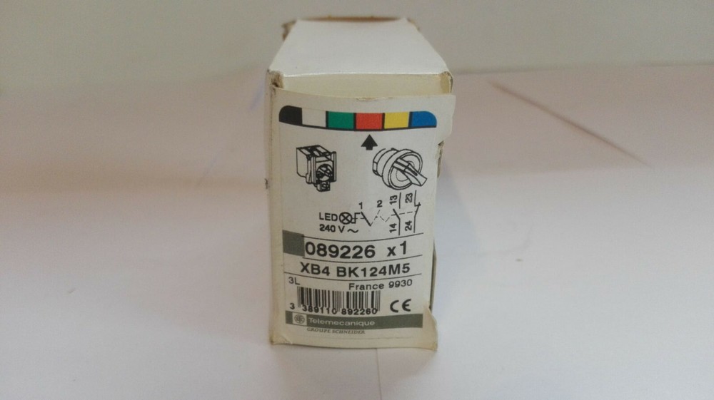 Telemecanique XB4 BK124M5 Selector Switch / Button