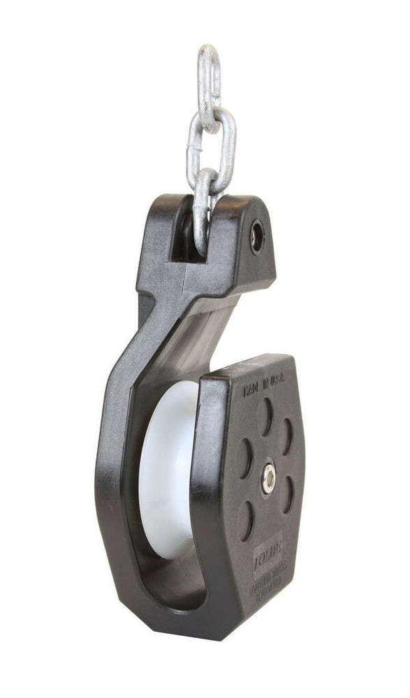 Folbe Open Block Pulley with Chain, #F008