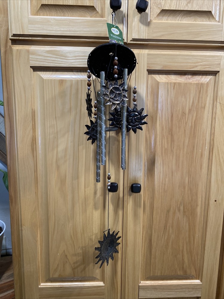 Sun Wind Chime Dark brown /silver CUTE
