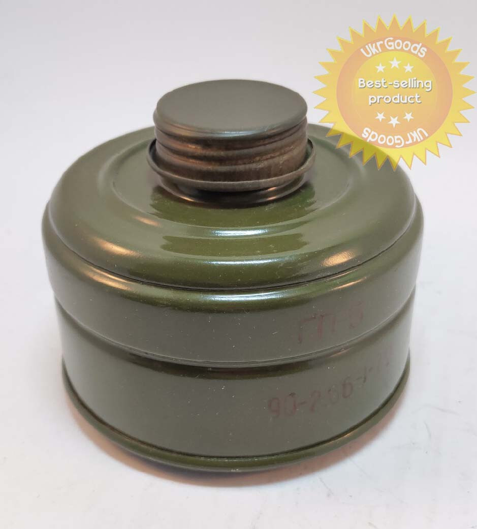Charcoal Filter for Soviet USSR Gas mask GP-5 40mm aluminum case Safe New