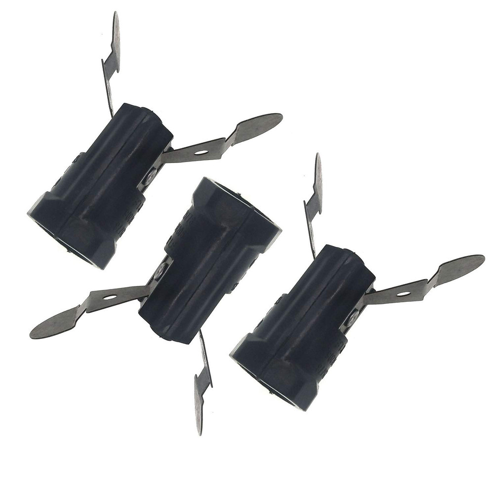 E12 Candelabra Lamp Holder,Candelabra Base Phenolic Sockets with Double Spring C