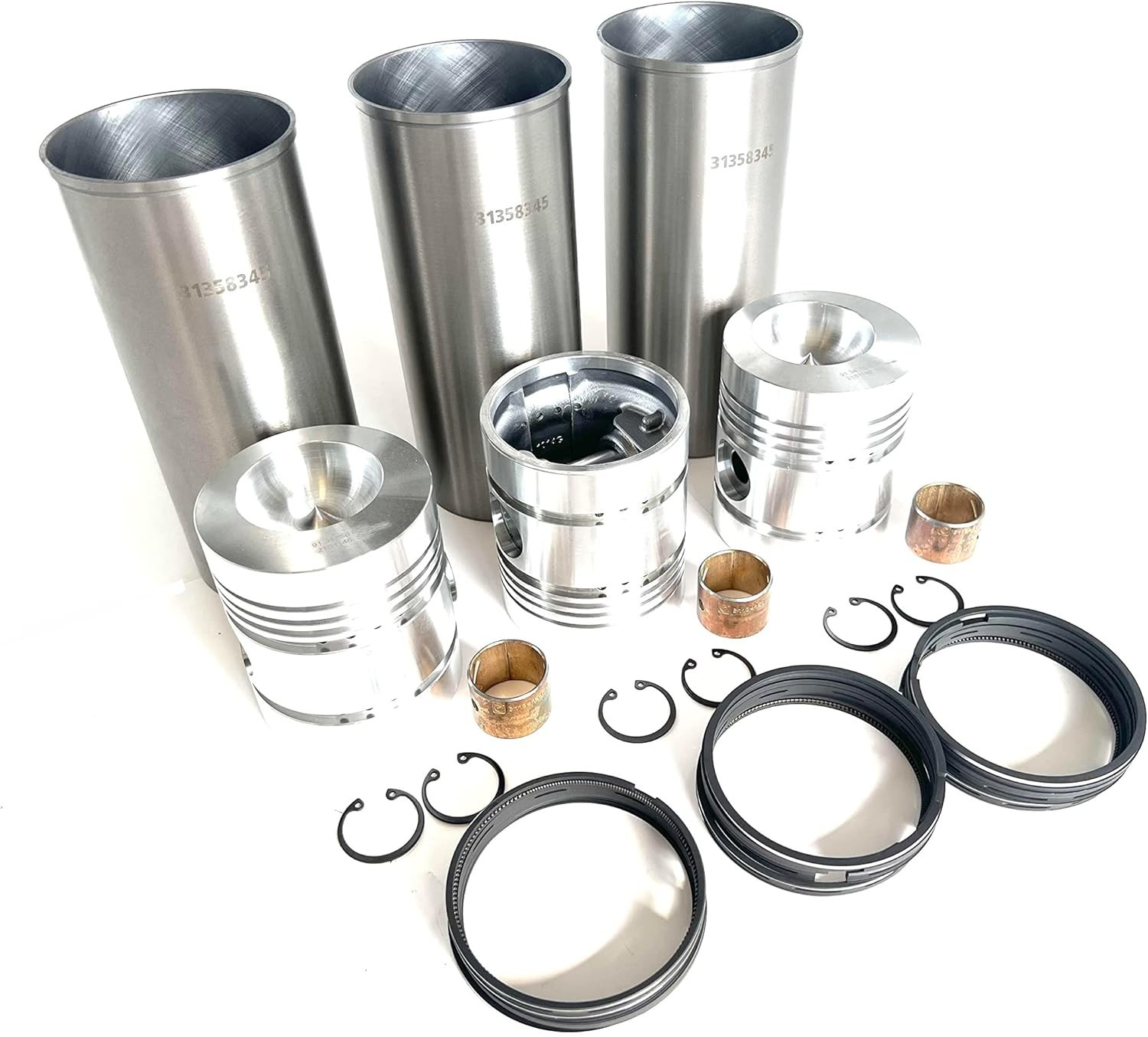 Perkins 3.152 Complete Engine Rebuild Kit 3 CYL Massey Ferguson with bearings