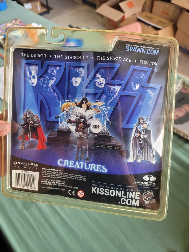 KISS ~ McFarlane Toys 2002 ~ Creatures Paul Stanley The Star Child Action Figure