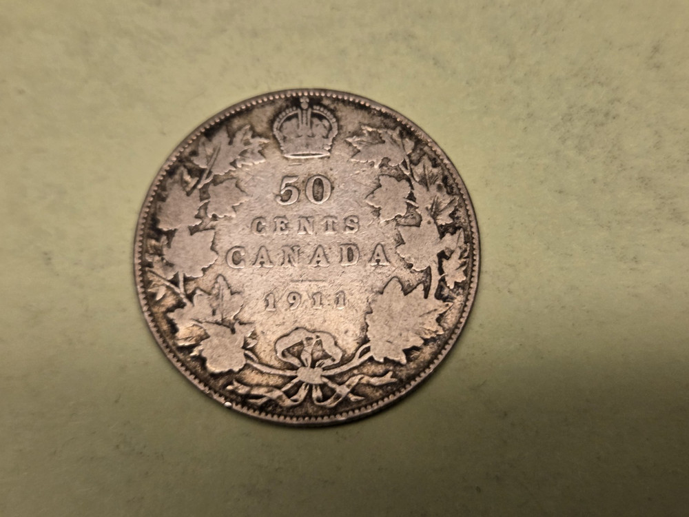 1907 & 1911 Canada 50 Cents