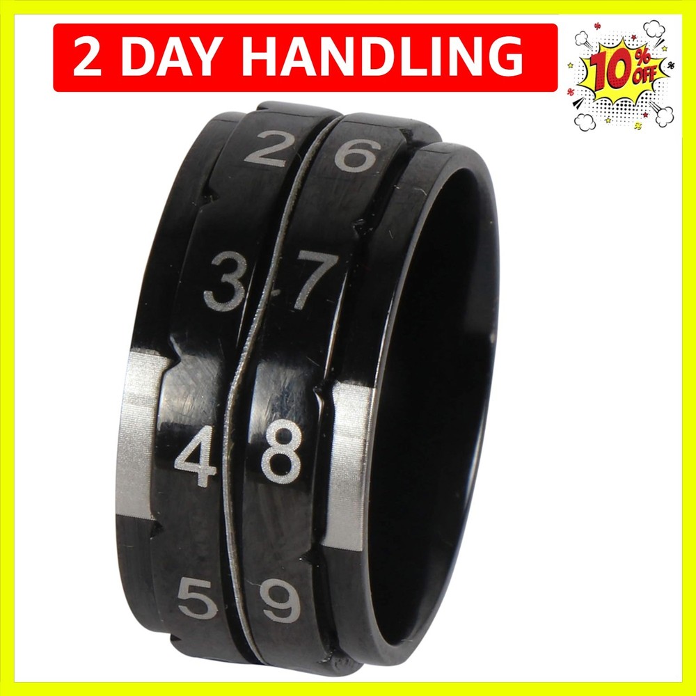Row Counter Rings- Black