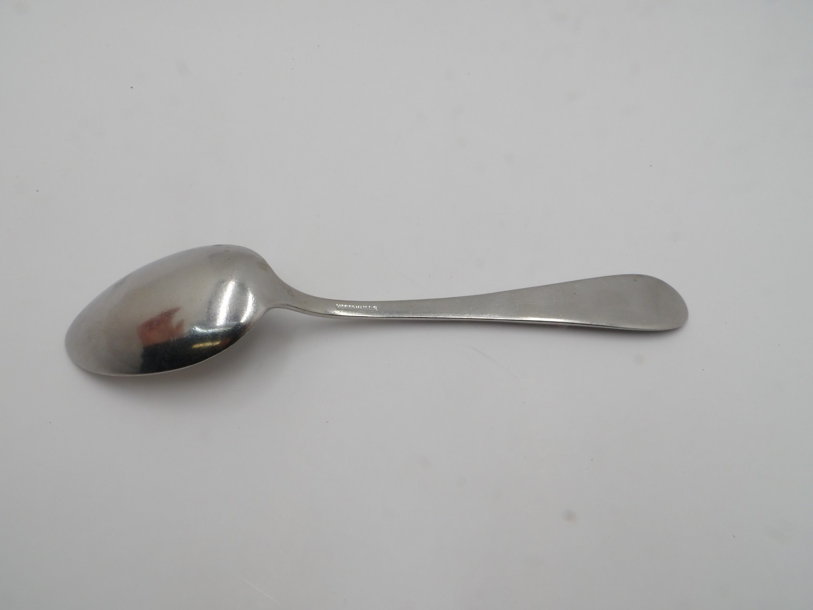 Vintage WW2 Mess Hall Spoon Stainless USA-MD Military Issue Modernaire 8 1/4 In