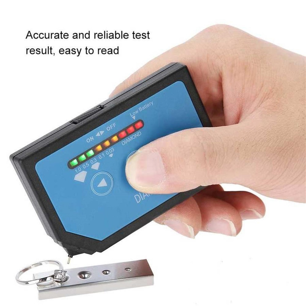 Practical Jewelry Tester Testing Tool Diamond Selector III With LED Indicator