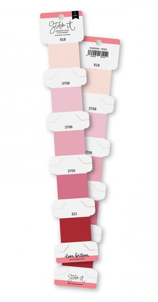 Lora Bailora Stitch it BLB0004 Embroidery Thread Pink