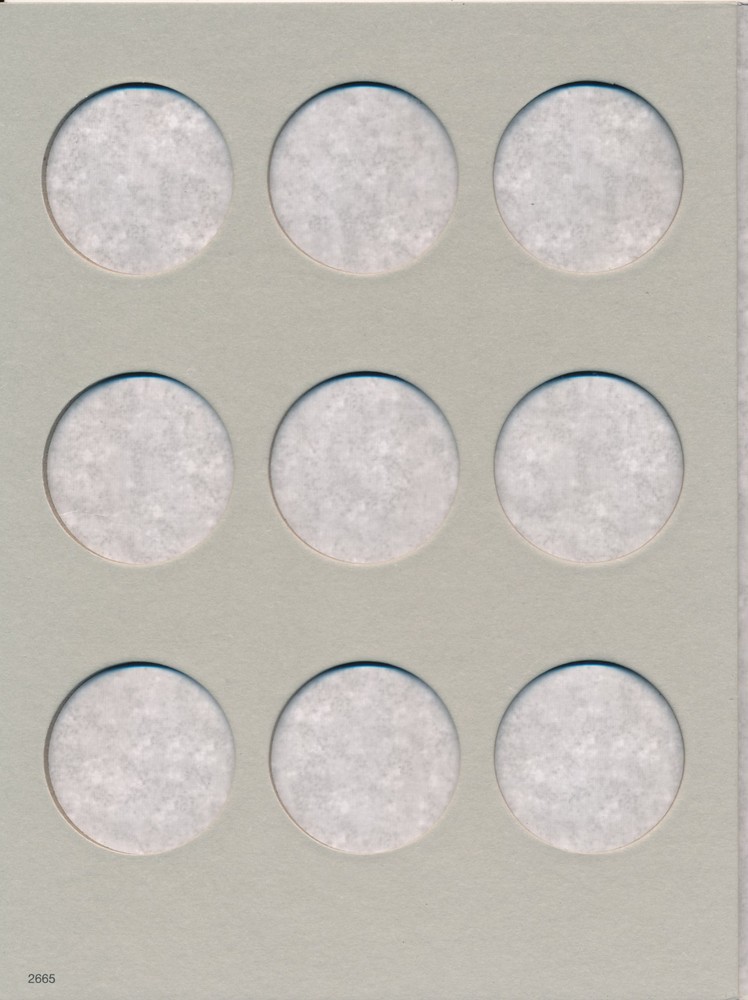 H E HARRIS 2665 Coin Folder SILVER DOLLAR $1 Plain No Dates Book