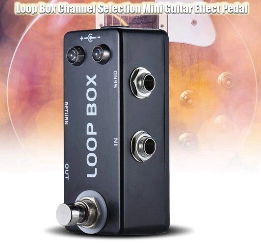 Loop Box Mini Guitar Effect Pedal True Bypass Looper Route Guitar Effect