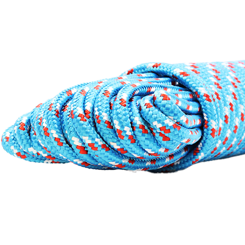 3/8" x 75' Utility Diamond Braided Polypropylene Multi Purpose Rope - BoxerTool
