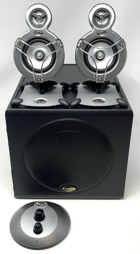 Klipsch ProMedia GMX A-2.1 Computer Speaker System | Sub & Satellite Speakers