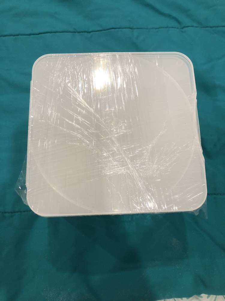 25 Clear Transparent CD DVD Disc Square Clam shell PP Poly Plastic Storage Case