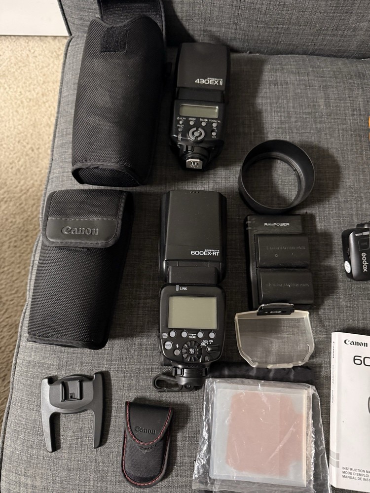 Canon Accessories Lot (as In) All Items Do Work.