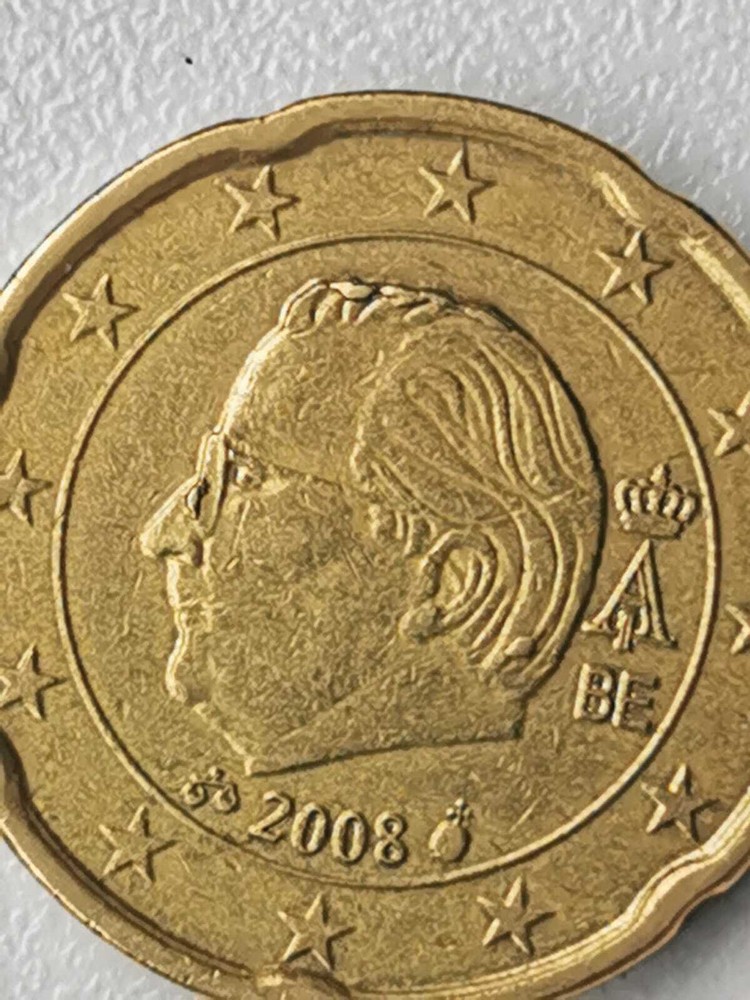 20 EURO CENT BELGIUM ERROR 2008.
