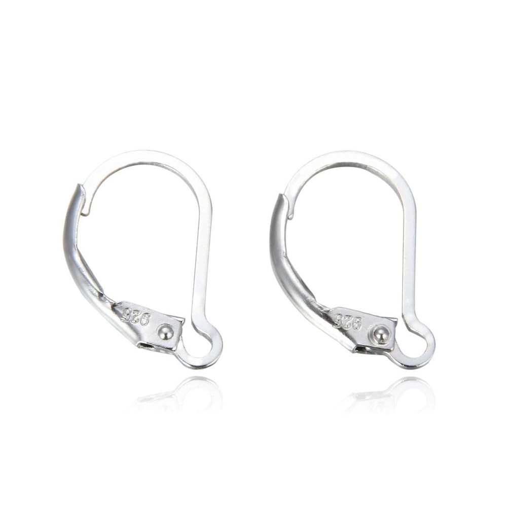 10pcs Authentic 925 Sterling Silver Hypoallergenic Interchangeable Leverback ...