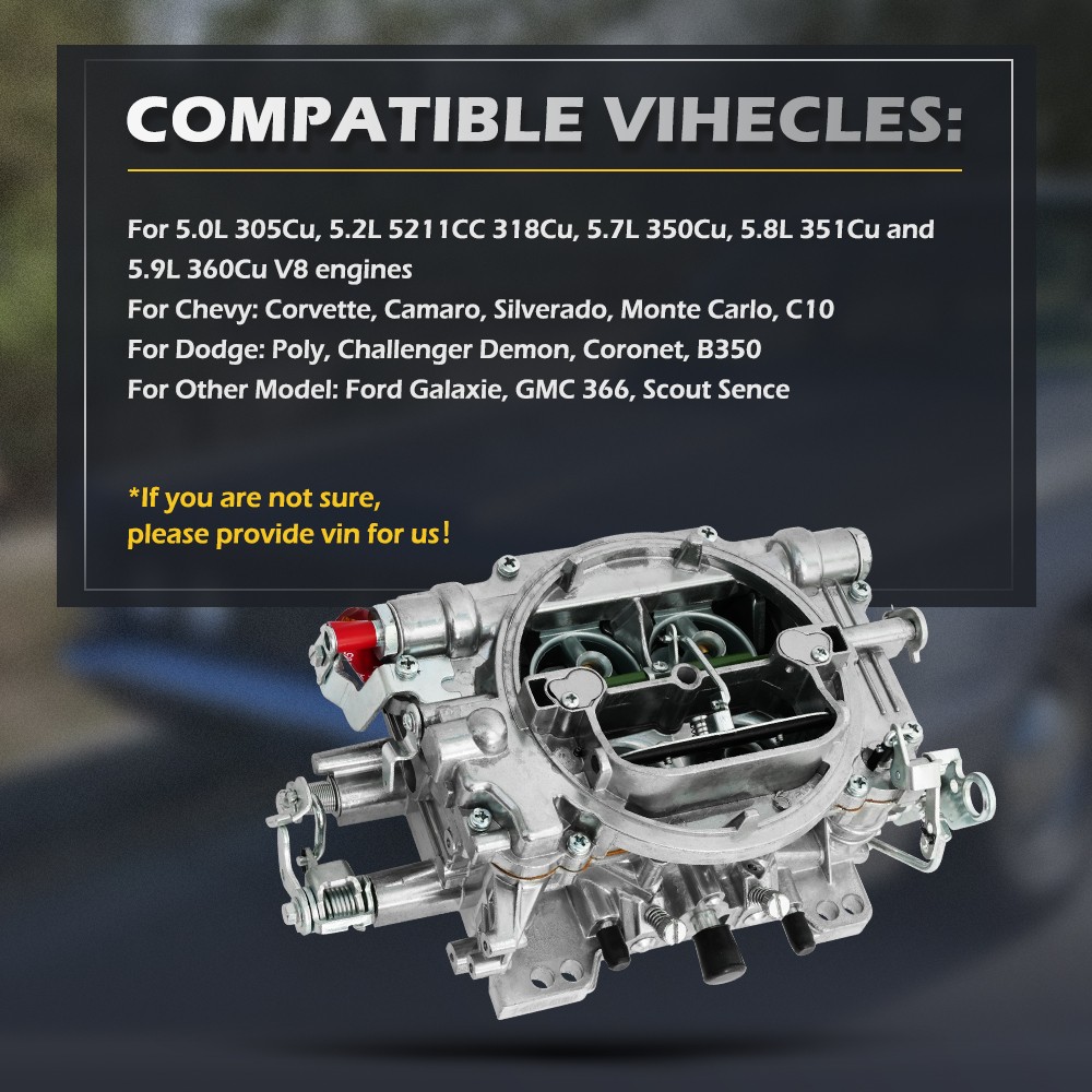 600 CFM 4 Barrel Carburetor For Edelbrock Performer Series 1405 Manual Choke