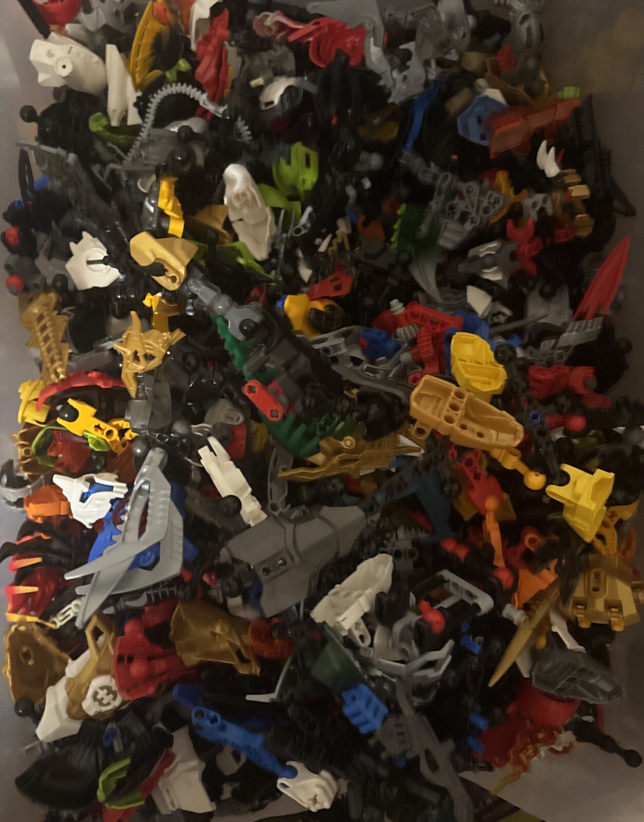 Lego 50 Random Bionicle Technic and/or Hero Factory Pieces Parts Bulk With Masks