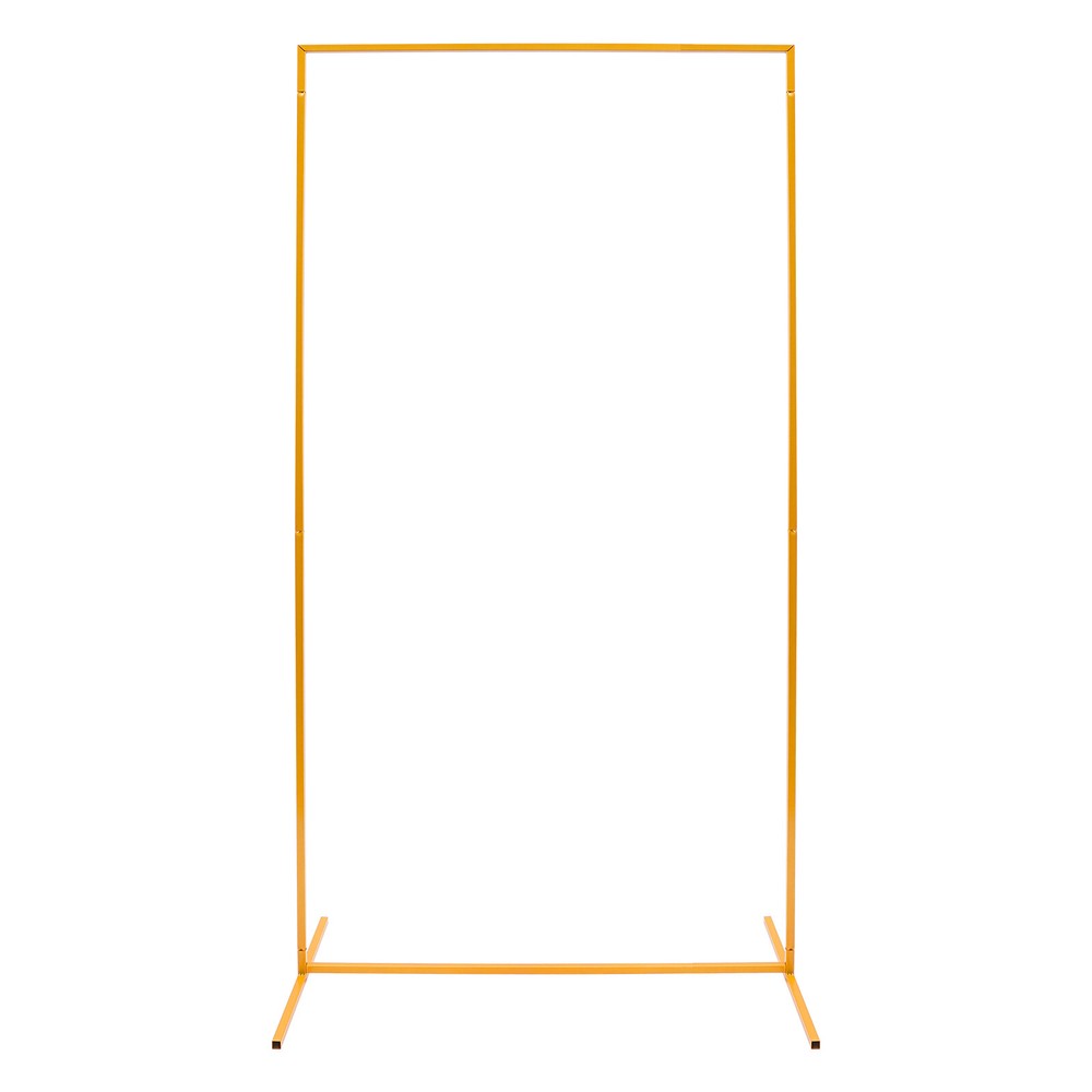3 Pieces Wedding Arch Frame Set Rectangular Metal Balloon Frame Backdrop Stand