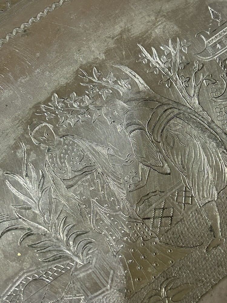 Silver Plated Large Swing Basket