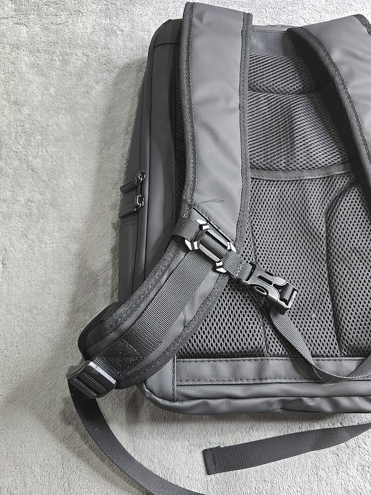 Adobe Summit DTN Tech Backpack Black Red Adjustable Straps Water Resistant