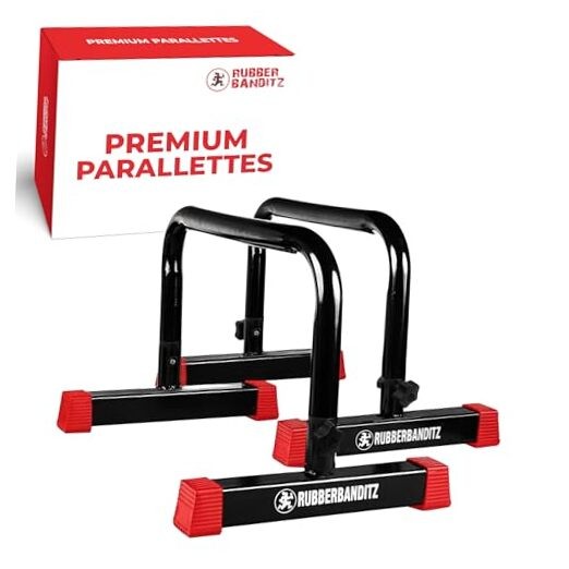 Parallette, Parallel Bars & Dip Station, Home Gym Essentials for L-Sit,