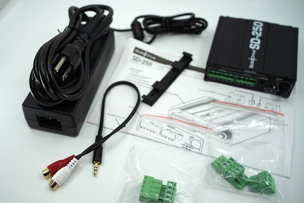 Soliddrive SD250 2-Channel Class D Mini Amplifier with Built-In EQ