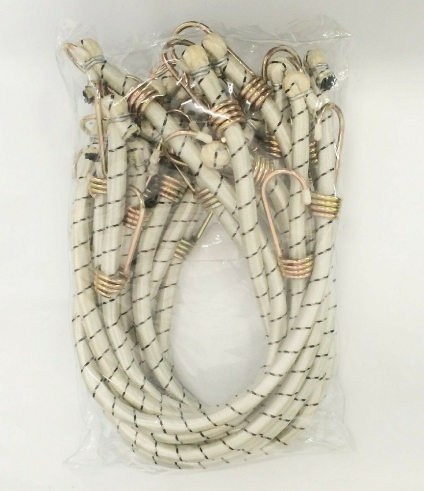 24" HEAVY DUTY Red HOOK  BUNGEE CORD TIE DOWN STRAP-12 PC. SET