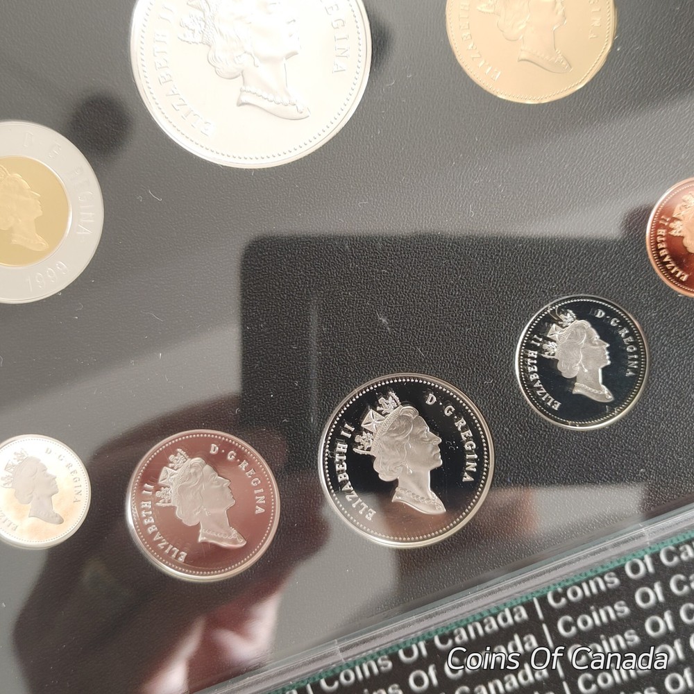 1999 Canada 8 Coin Proof Set - With Special Edition Silver Dollar #coinsofcanada