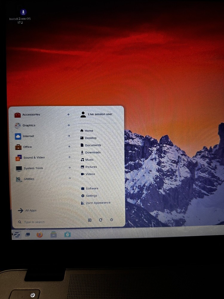 Zorin OS 17.2 CORE 64bit USB Drive Linux Bootable Live or Install
