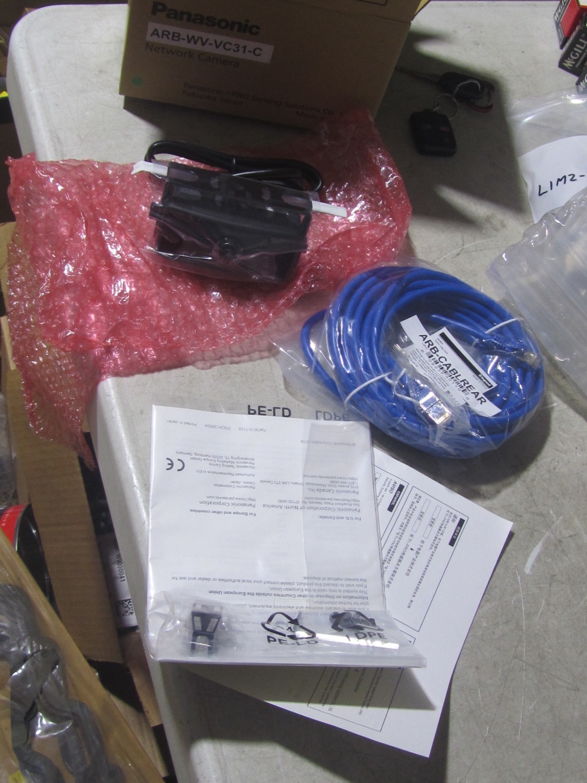 NEW FACTORY SEALED PANASONIC ARB-WV-VC31-C Arbitrator Back Seat Camera