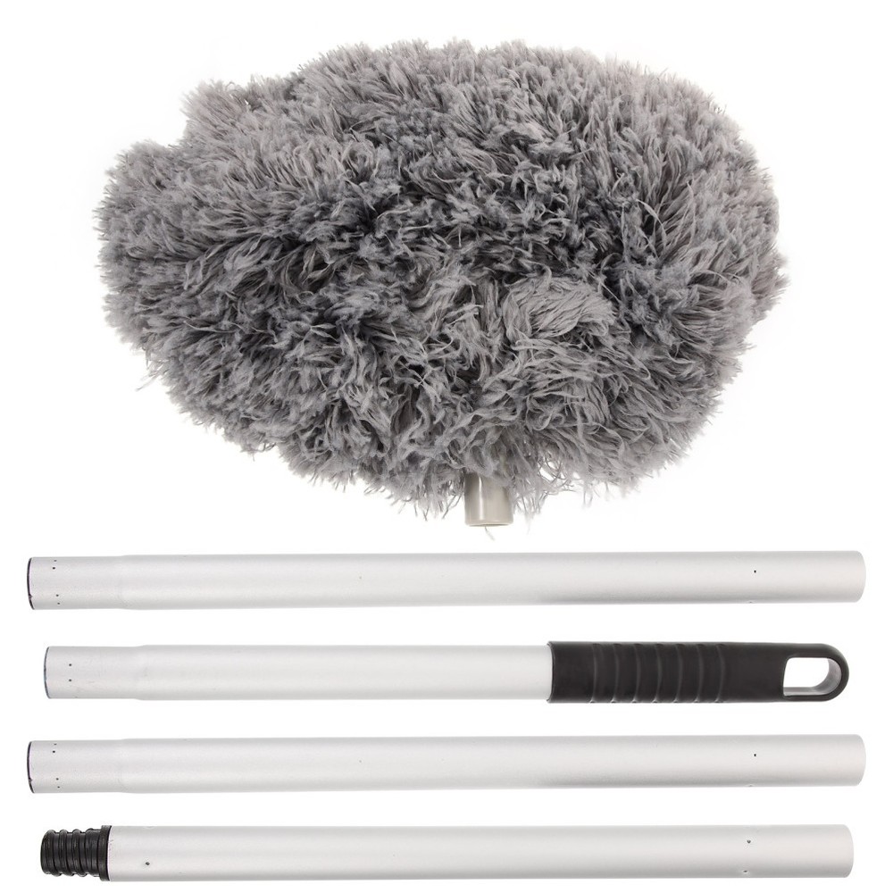 Ceiling Fan Extendable Duster Cobweb Duster with Extension Pole for Cleaning