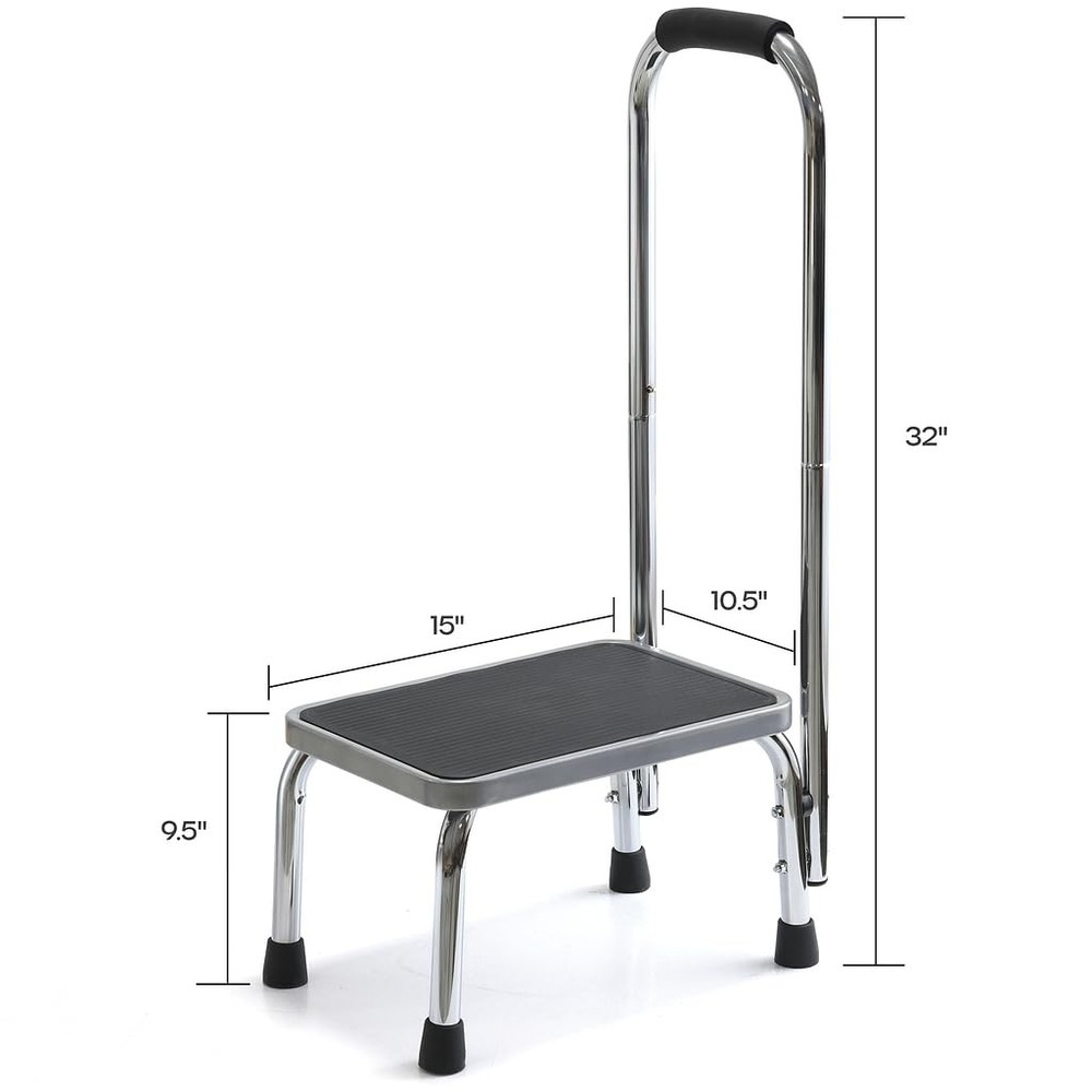 Step Stool with Handle for Adults Step stools with Handle for Elderly for Bed...