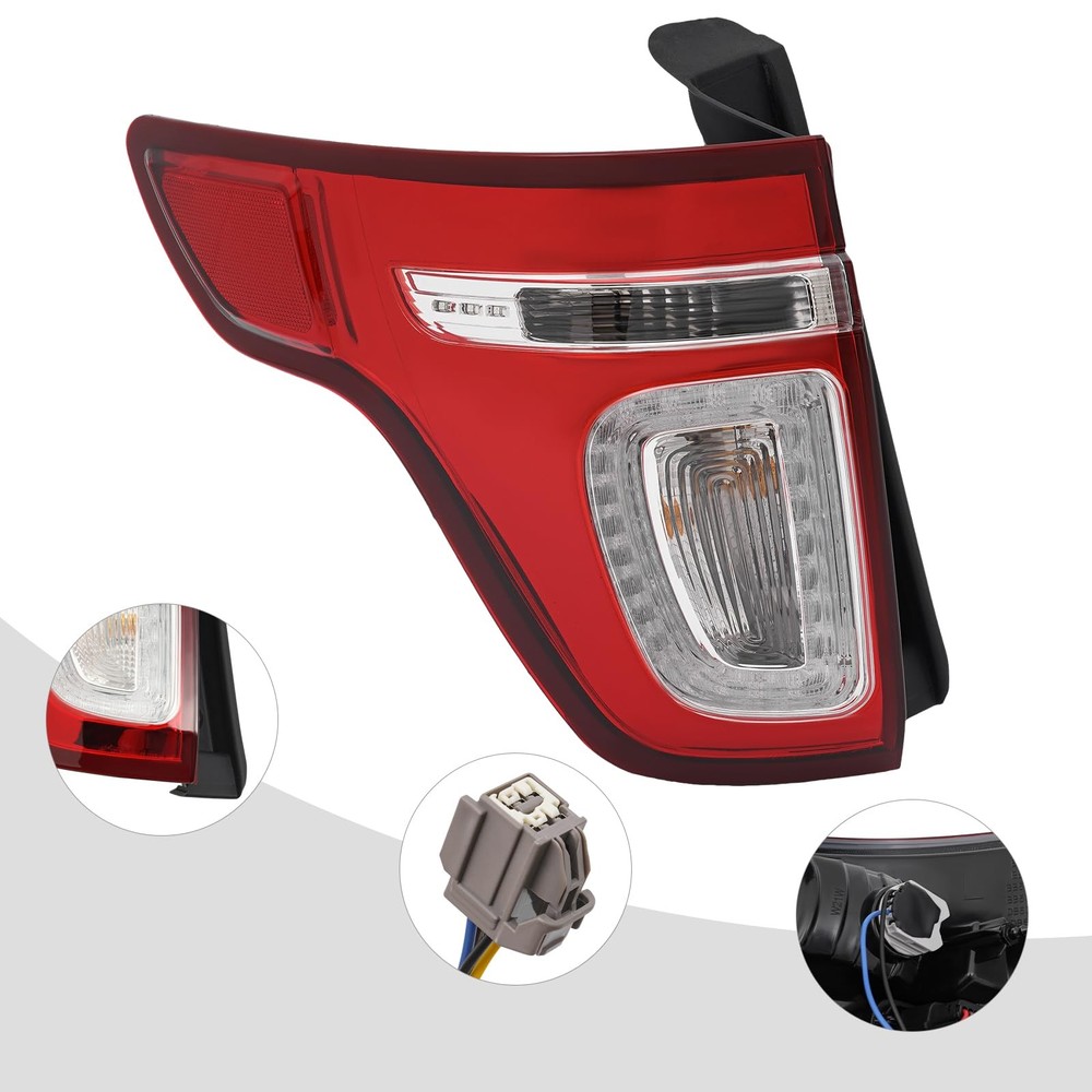 Tail Light Assembly for 2011-2015 Explorer Left Side Halogen LED BB5Z13405C