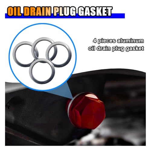 12Pcs Differential & Transfer Case Drain Plug Crush Washers Gaskets,