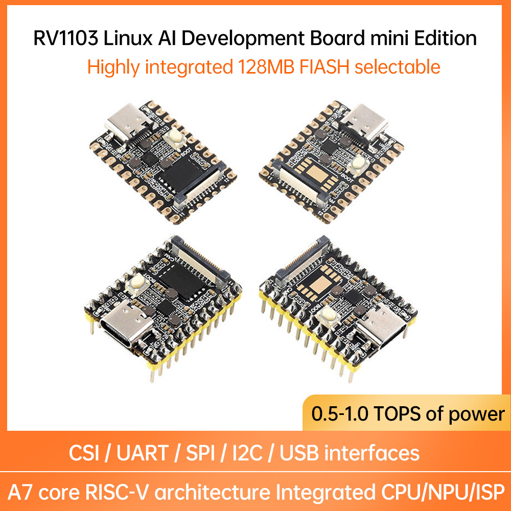 Luckfox Pico Mini RV1103 Linux Micro AI Development Board Cortex A7 +128MB Flash