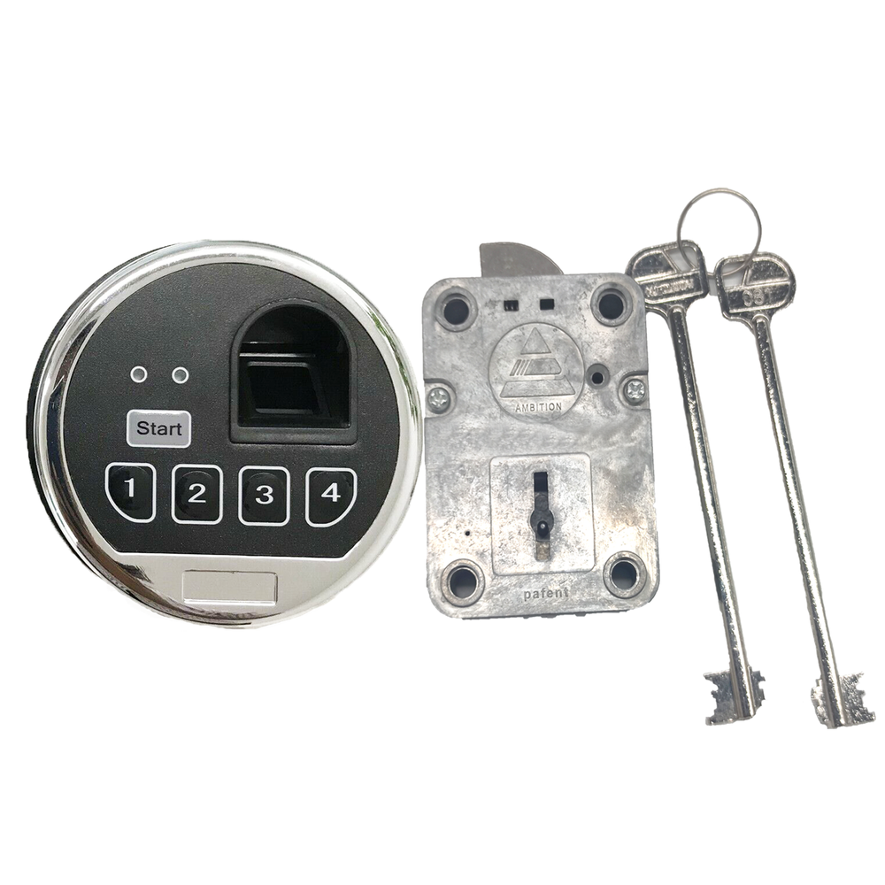 Fingerprint Safe Lock Replacement Biometric Swingbolt Lock With 2 Master Keys