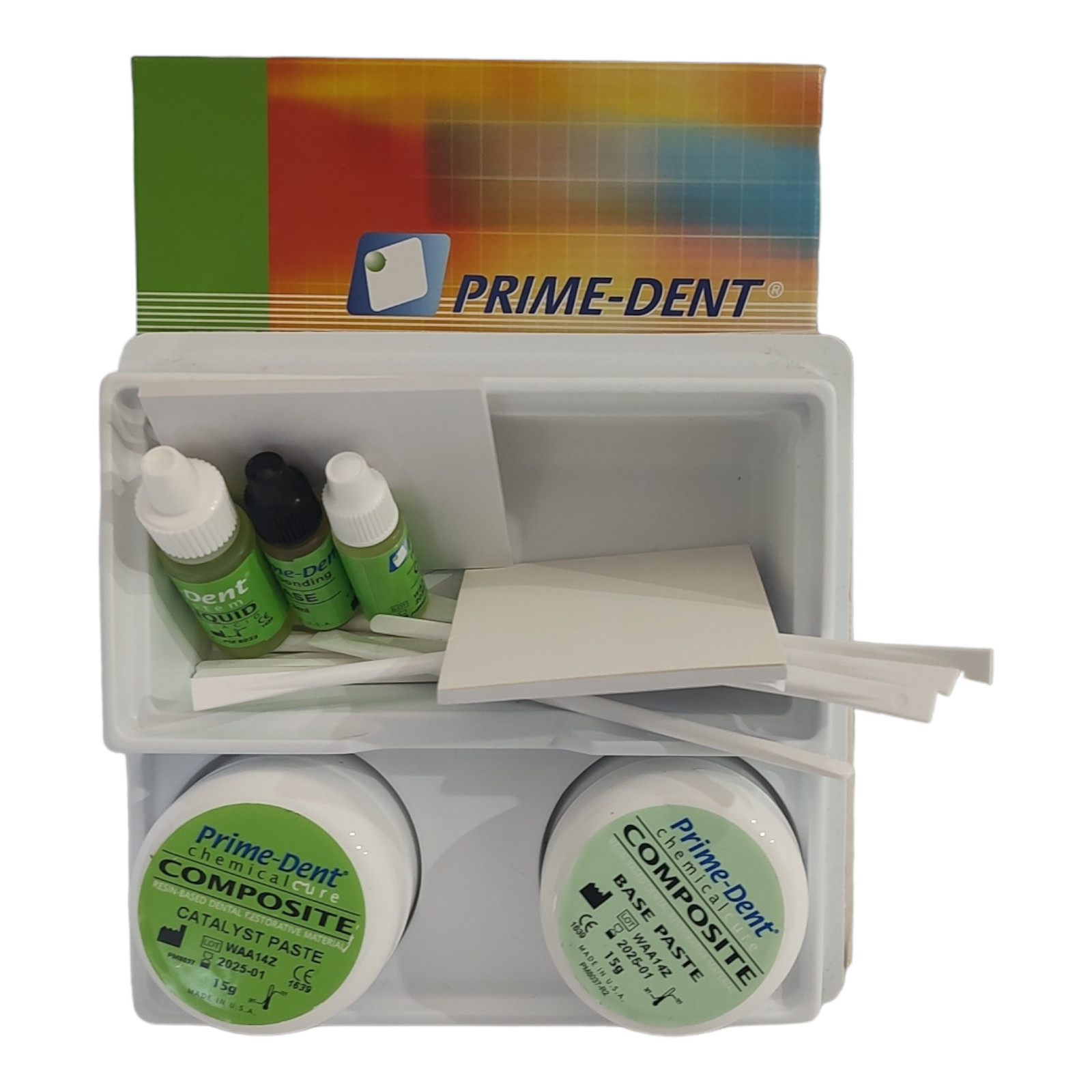 Temporary repair kit for cracks or chips on a tooth