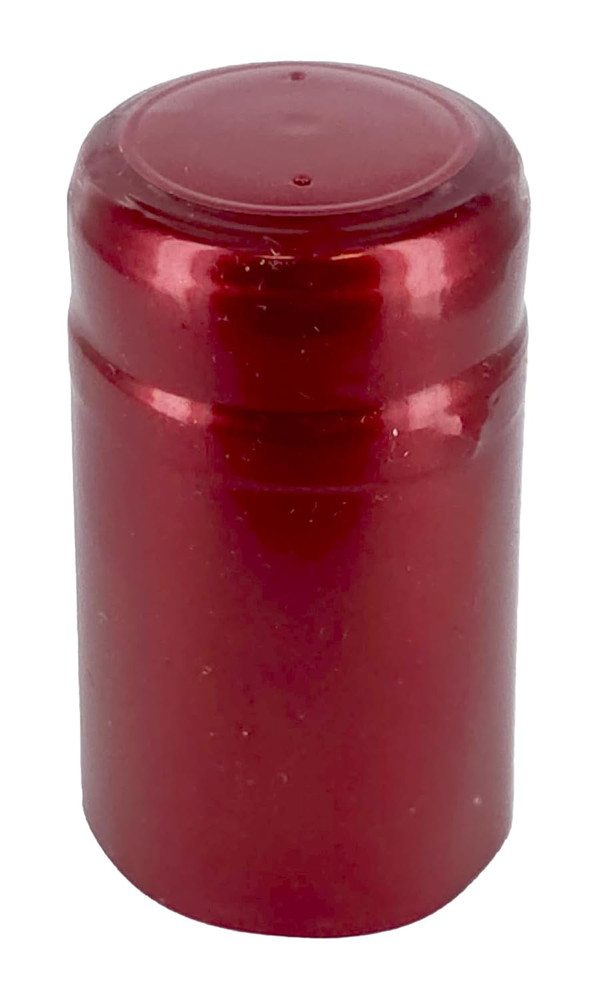 Metallic Ruby Red PVC Shrink Capsules-500 Count