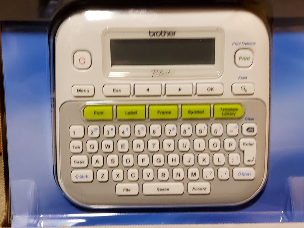 Brother P-Touch PT-D210 Label Maker Printer Easy & Compact White Color Sealed