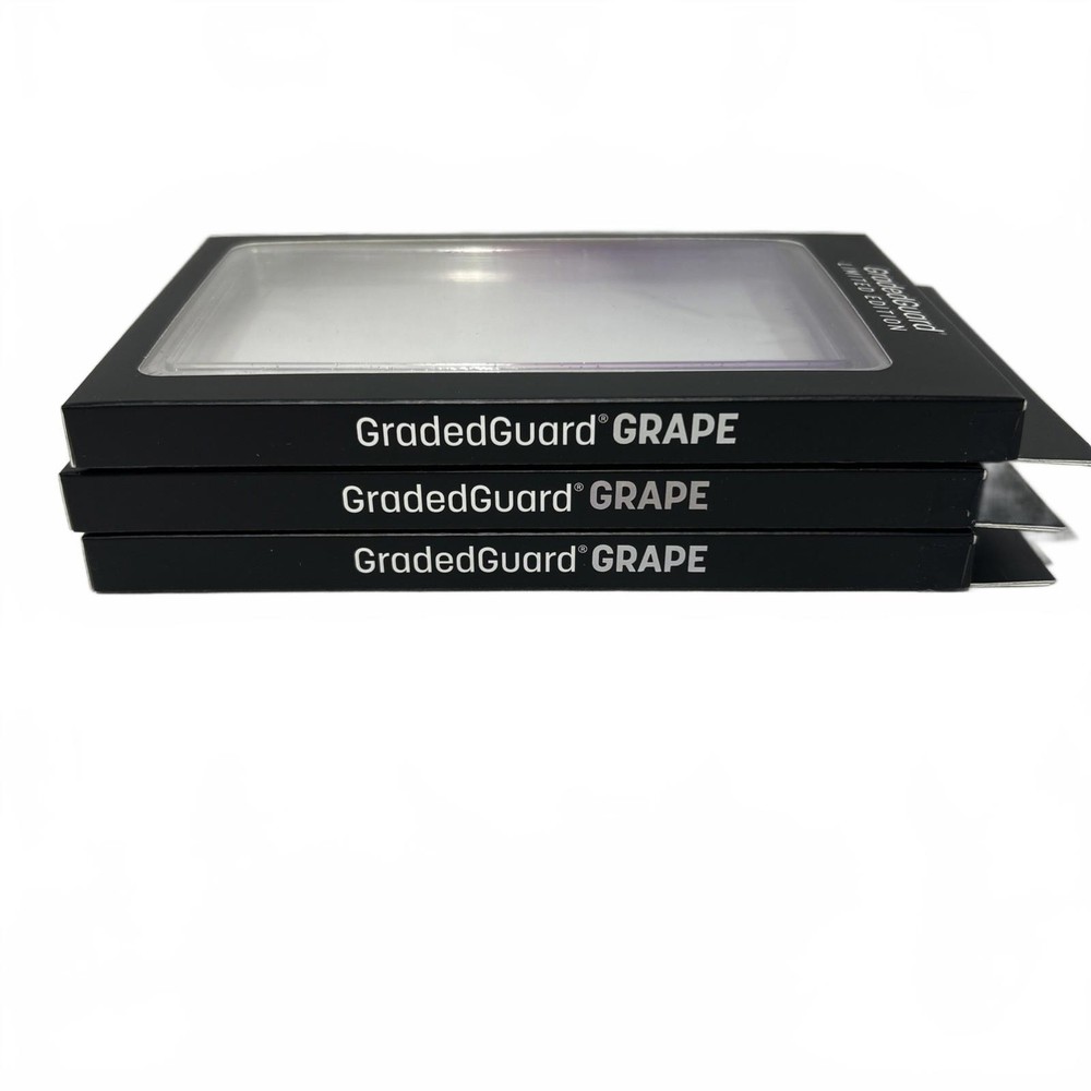GradedGuard Grape PSA Slab Protector 3 Pack Limited Edition Graded Card Guard