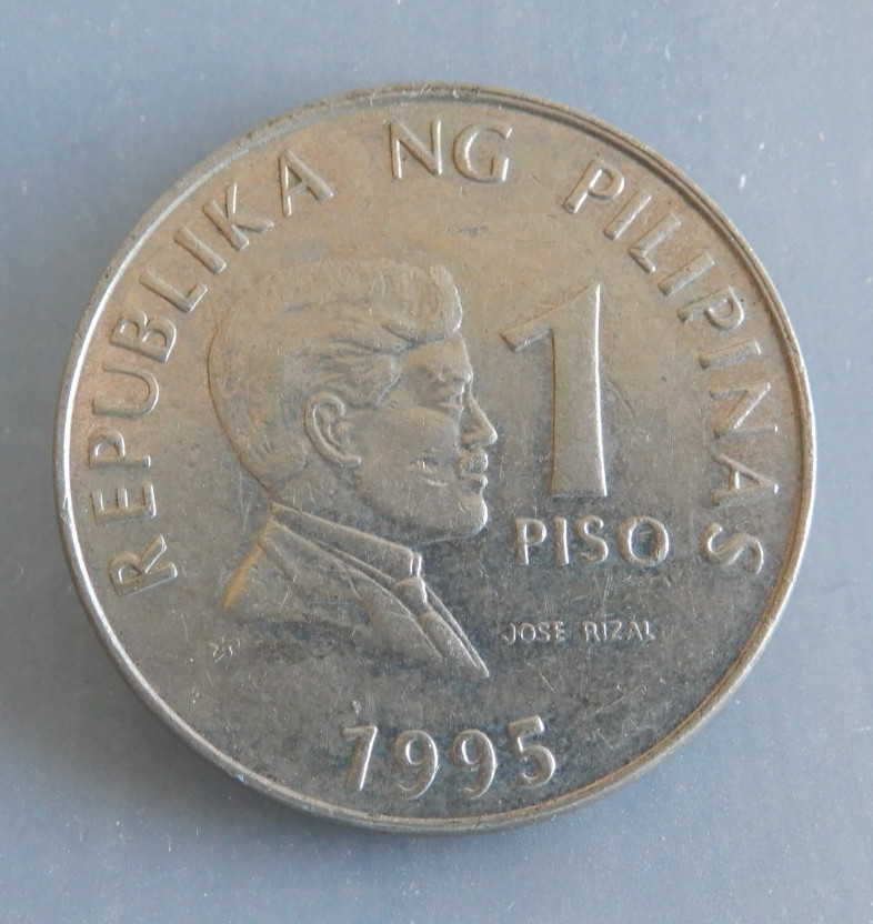 1995 Philippines 1 Piso Coin